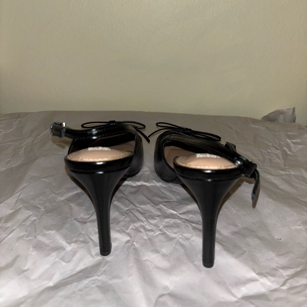 Steven New York Black Bow Heels - Picture 5 of 8